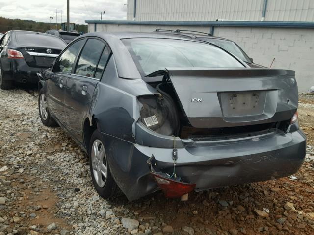 1G8AJ55F96Z200725 - 2006 SATURN ION LEVEL GRAY photo 3