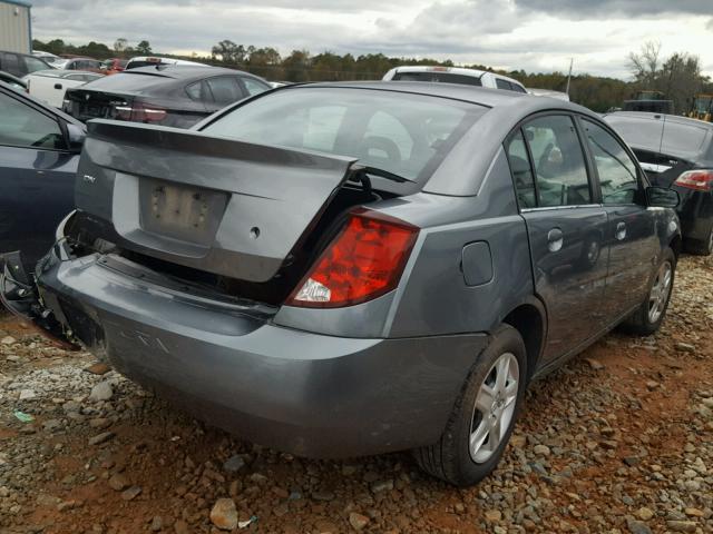 1G8AJ55F96Z200725 - 2006 SATURN ION LEVEL GRAY photo 4
