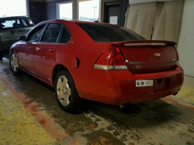 2G1WD58CX81215632 - 2008 CHEVROLET IMPALA SUP 红色 照片 3