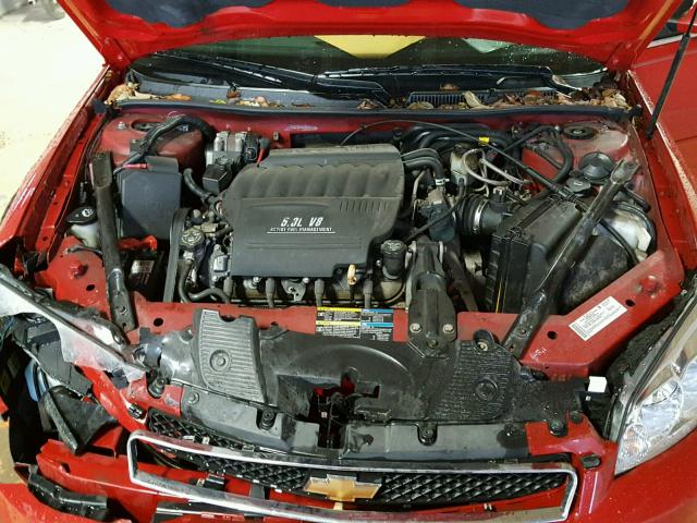2G1WD58CX81215632 - 2008 CHEVROLET IMPALA SUP 红色 照片 7