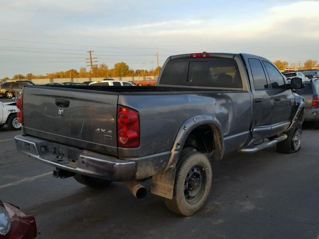 3D7MX38A77G842132 - 2007 DODGE RAM 3500 S GRAY photo 4