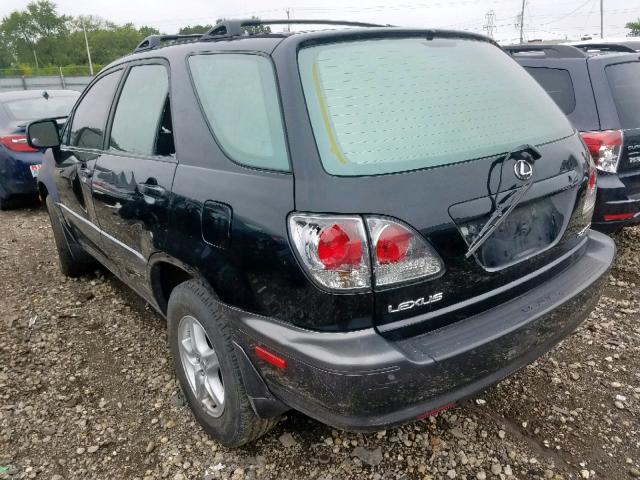 JTJHF10U820287761 - 2002 LEXUS RX 300 BLACK photo 3