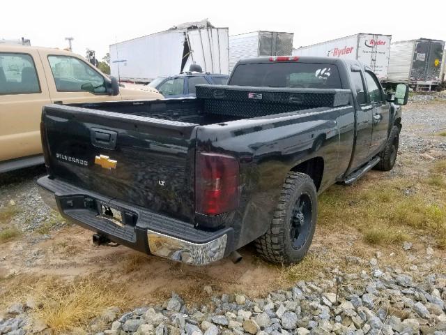 1GCEK19J78E209509 - 2008 CHEVROLET SILVERADO BLACK photo 4