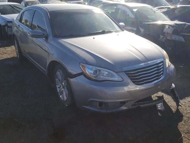 1C3CCBAB9DN647199 - 2013 CHRYSLER 200 LX SILVER photo 1