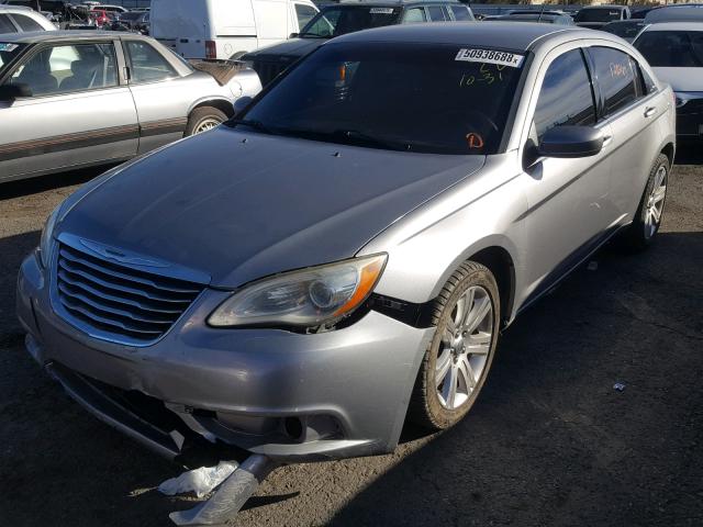 1C3CCBAB9DN647199 - 2013 CHRYSLER 200 LX SILVER photo 2