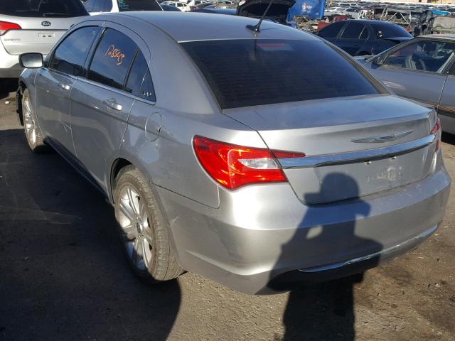 1C3CCBAB9DN647199 - 2013 CHRYSLER 200 LX SILVER photo 3