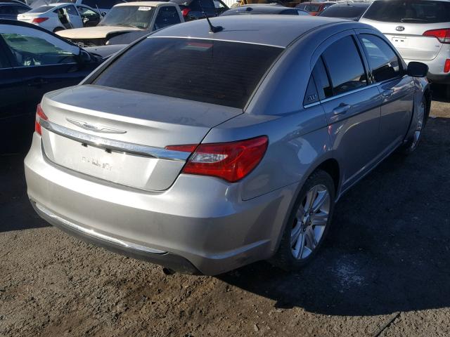 1C3CCBAB9DN647199 - 2013 CHRYSLER 200 LX SILVER photo 4