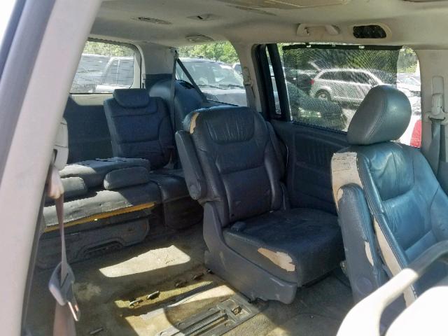 5FNRL387X6B075168 - 2006 HONDA ODYSSEY EX BLUE photo 6