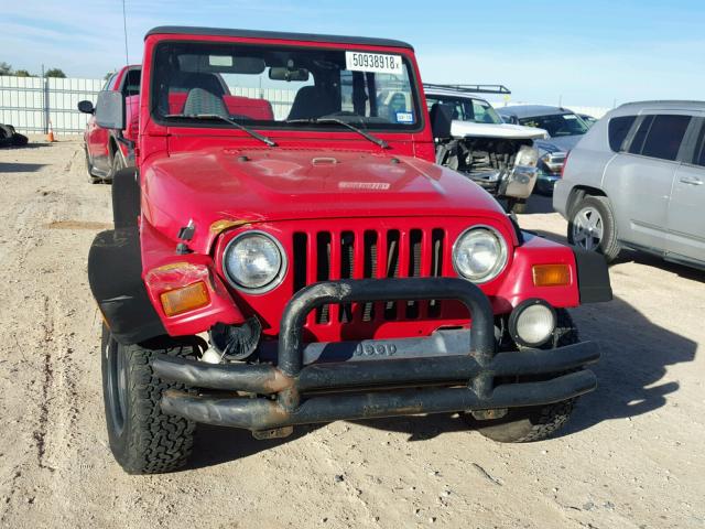 1J4FY19S4VP485345 - 1997 JEEP WRANGLER / RED photo 9