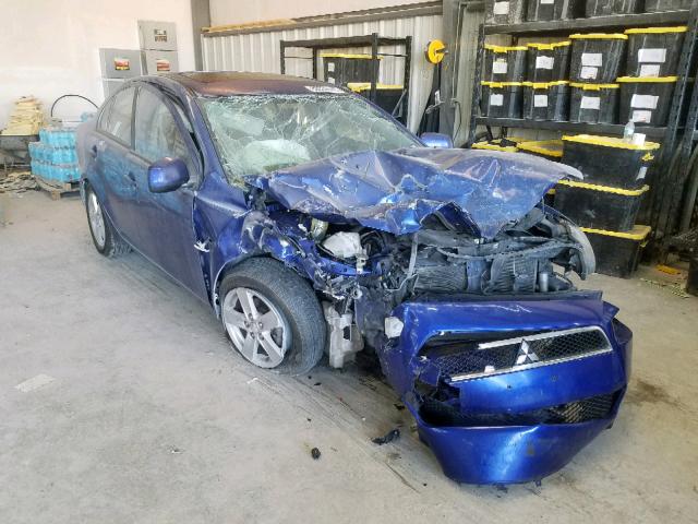 JA3AU26U98U022032 - 2008 MITSUBISHI LANCER ES BLUE photo 1