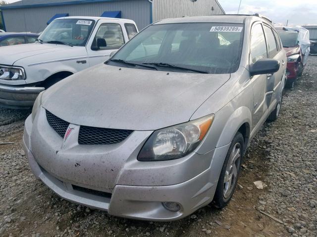 5Y2SL62814Z439117 - 2004 PONTIAC VIBE SILVER photo 2