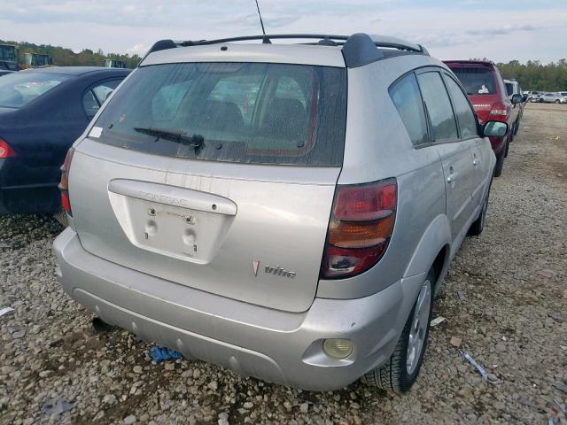 5Y2SL62814Z439117 - 2004 PONTIAC VIBE SILVER photo 4