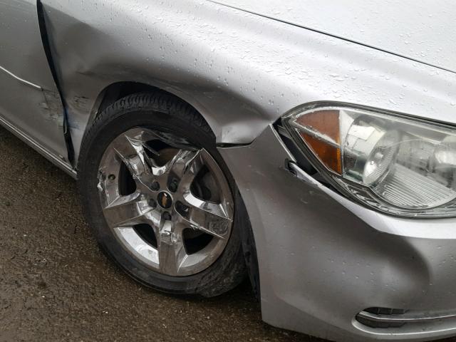 1G1ZH57NX94225197 - 2009 CHEVROLET MALIBU 1LT ვერცხლისფერი ფოტო 9