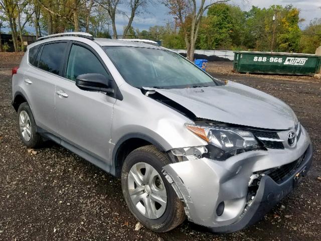 2T3BFREV4EW194342 - 2014 TOYOTA RAV4 LE SILVER photo 1