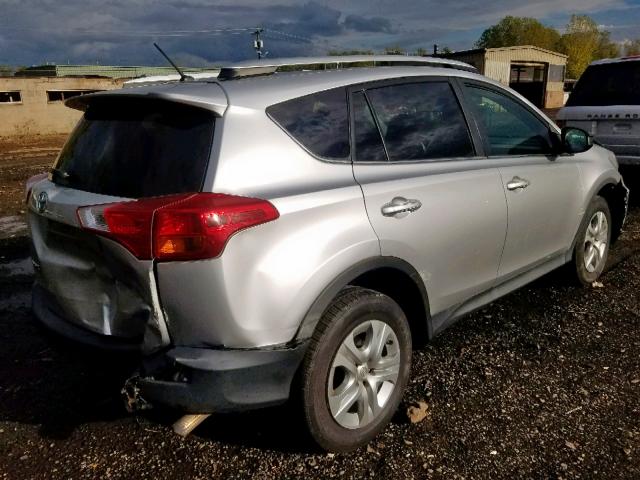 2T3BFREV4EW194342 - 2014 TOYOTA RAV4 LE SILVER photo 4