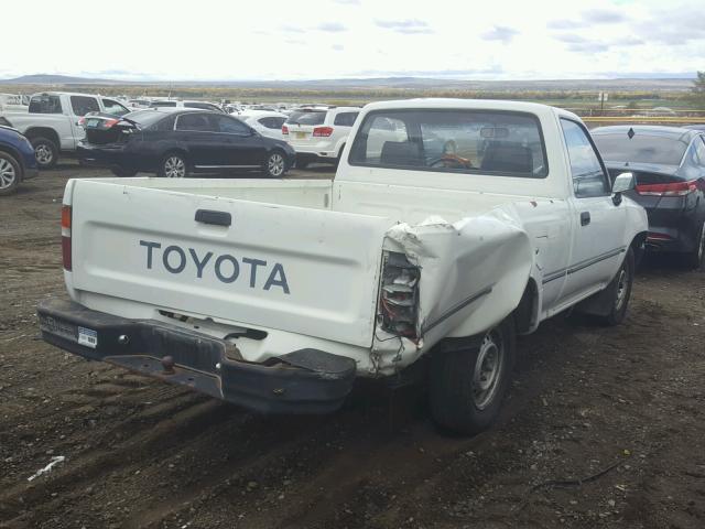 4TARN81A6NZ034067 - 1992 TOYOTA PICKUP 1/2 WHITE photo 4