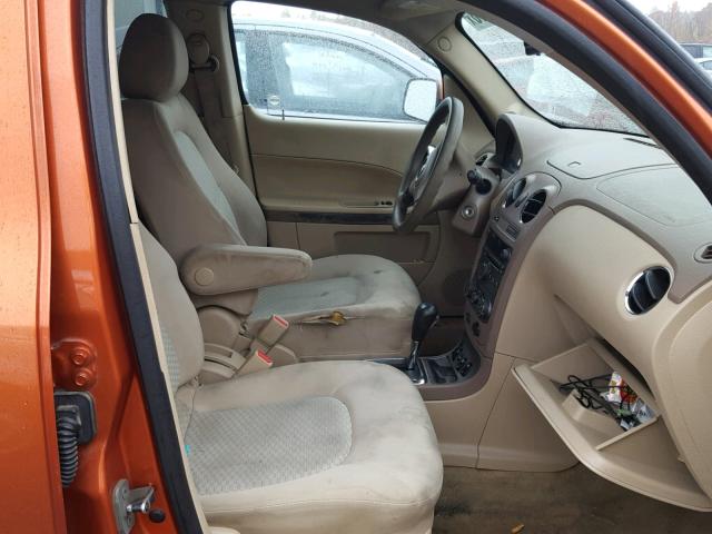 3GNDA23D98S614727 - 2008 CHEVROLET HHR LT ORANGE photo 5