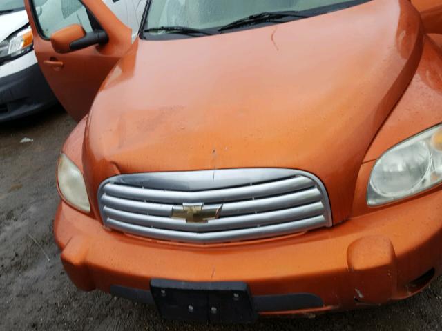 3GNDA23D98S614727 - 2008 CHEVROLET HHR LT ORANGE photo 7