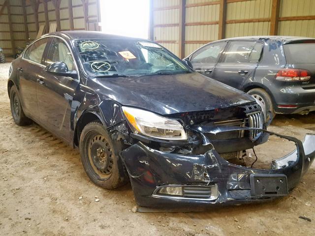 W04GN5ECXB1013135 - 2011 BUICK REGAL CXL BLACK photo 1