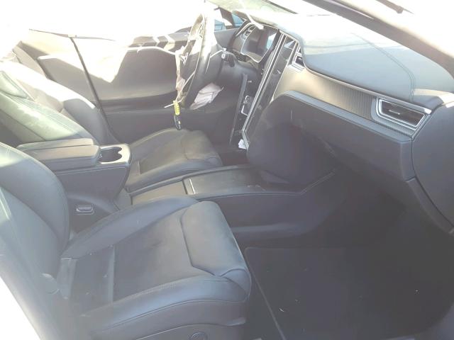 5YJSA1E24HF219207 - 2017 TESLA MODEL S Սպիտակ լուսանկար 5