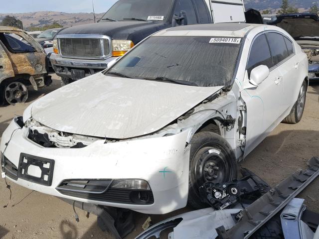 19UUA8F55CA017067 - 2012 ACURA TL WHITE photo 2