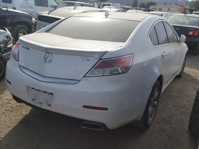 19UUA8F55CA017067 - 2012 ACURA TL WHITE photo 4