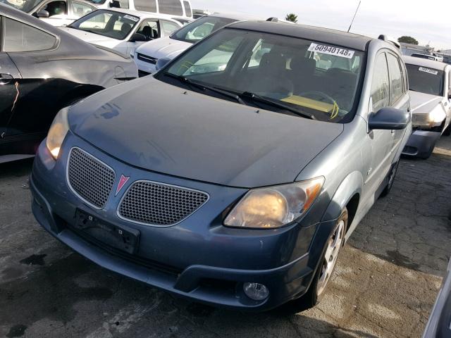 5Y2SL65877Z422368 - 2007 PONTIAC VIBE GREEN photo 2