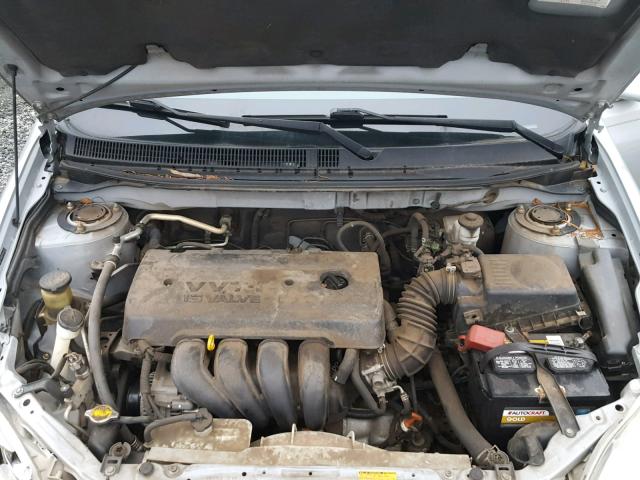 2T1KR32EX5C478772 - 2005 TOYOTA COROLLA MA SILVER photo 7