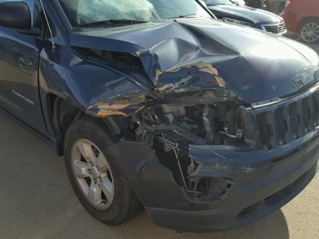 1C4NJCBA7ED843462 - 2014 JEEP COMPASS SP ლურჯი ფოტო 9