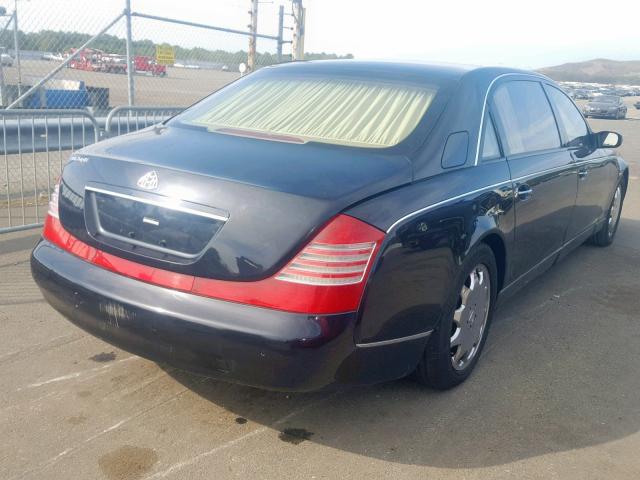 WDBVG78J66A001680 - 2006 MAYBACH MAYBACH 62 BLACK photo 4