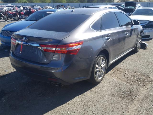 4T1BK1EB6FU165793 - 2015 TOYOTA AVALON XLE GRAY photo 4