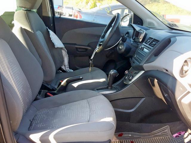 1G1JA5SH1C4117898 - 2012 CHEVROLET SONIC LS BLACK photo 5