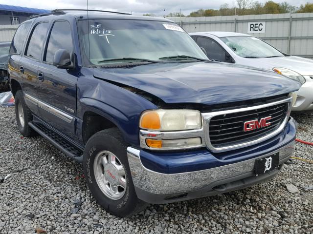 1GKEC13V62J297657 - 2002 GMC YUKON BLUE photo 1