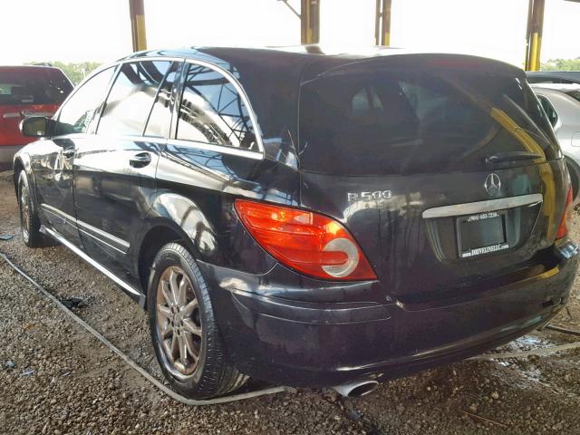 4JGCB65E36A011152 - 2006 MERCEDES-BENZ R 350 BLACK photo 3