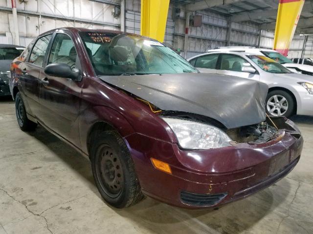 1FAFP34N27W162061 - 2007 FORD FOCUS ZX4 RED photo 1