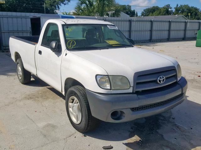 5TBJN32133S339536 - 2003 TOYOTA TUNDRA WHITE photo 1