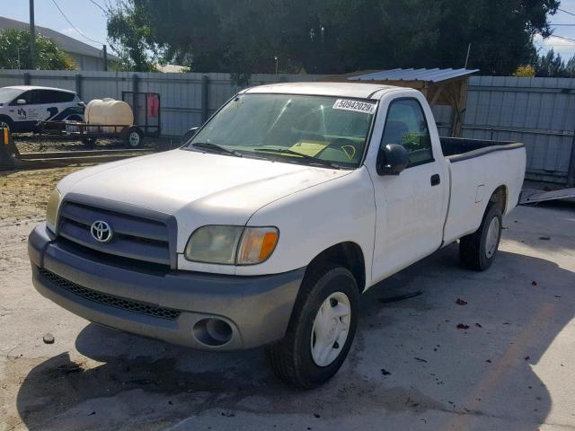 5TBJN32133S339536 - 2003 TOYOTA TUNDRA WHITE photo 2