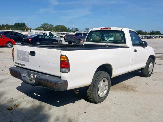 5TBJN32133S339536 - 2003 TOYOTA TUNDRA WHITE photo 4