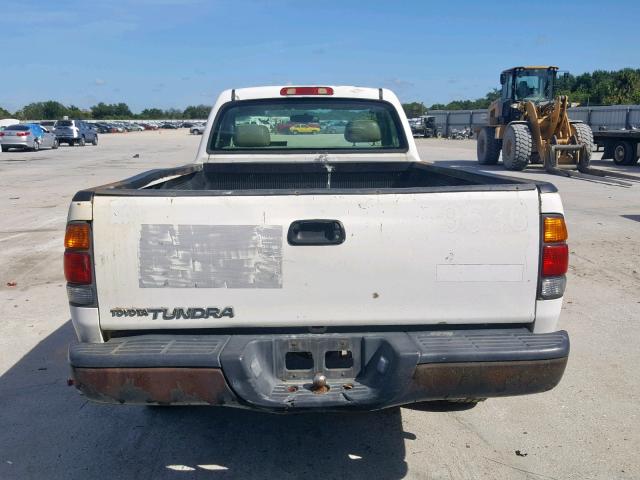 5TBJN32133S339536 - 2003 TOYOTA TUNDRA WHITE photo 6