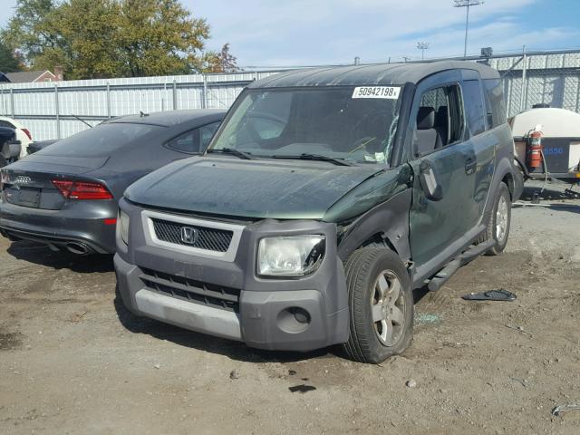 5J6YH28665L008992 - 2005 HONDA ELEMENT EX GREEN photo 2