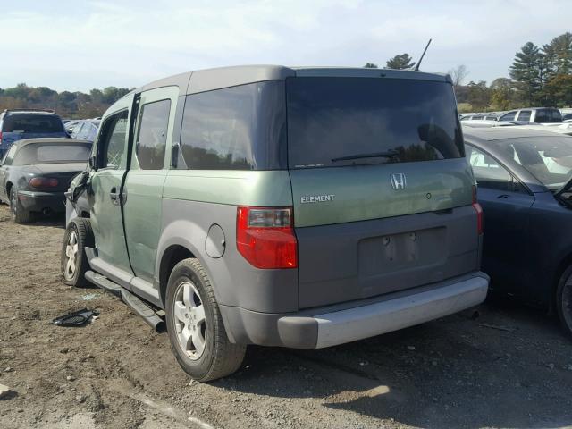 5J6YH28665L008992 - 2005 HONDA ELEMENT EX GREEN photo 3