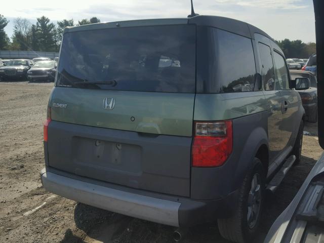 5J6YH28665L008992 - 2005 HONDA ELEMENT EX GREEN photo 4