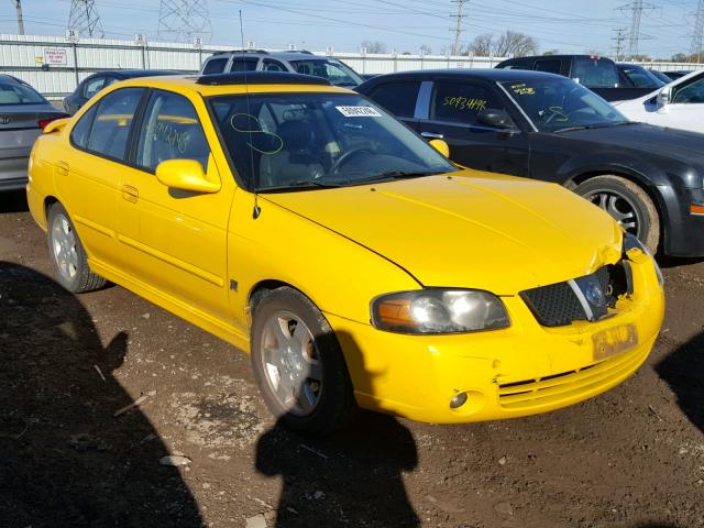 3N1AB51D75L507343 - 2005 NISSAN SENTRA SE- YELLOW photo 1