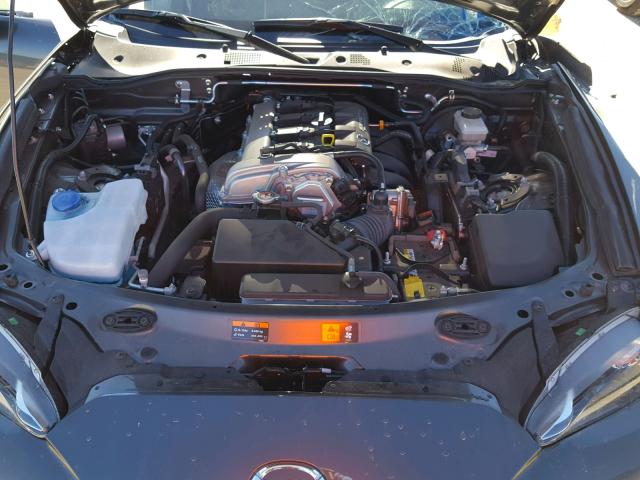 JM1NDAM74H0104297 - 2017 MAZDA MX-5 MIATA GRAY photo 7