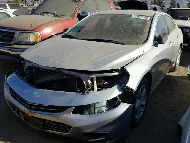 1G1ZB5ST8GF191995 - 2016 CHEVROLET MALIBU LS 银色 照片 2