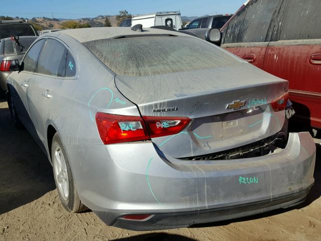 1G1ZB5ST8GF191995 - 2016 CHEVROLET MALIBU LS 银色 照片 3