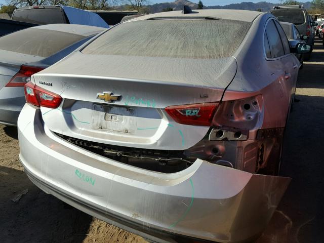 1G1ZB5ST8GF191995 - 2016 CHEVROLET MALIBU LS 银色 照片 4