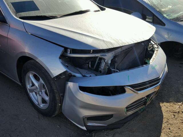 1G1ZB5ST8GF191995 - 2016 CHEVROLET MALIBU LS 银色 照片 9