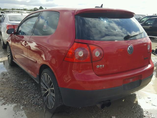 WVWFV71KX6W147324 - 2006 VOLKSWAGEN NEW GTI RED photo 3