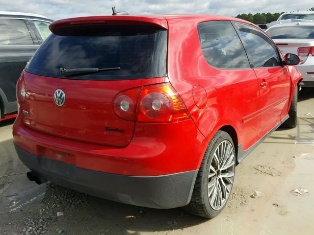 WVWFV71KX6W147324 - 2006 VOLKSWAGEN NEW GTI RED photo 4